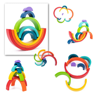 Jouet en Bois - RainbowBridge™ - Arc-En-Ciel