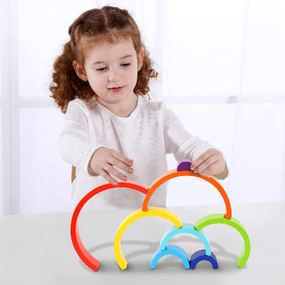 Jouet en Bois - RainbowBridge™ - Arc-En-Ciel