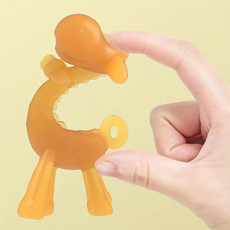 Anneau de Dentition - ToothyBuddy™ - Girafe Kaki