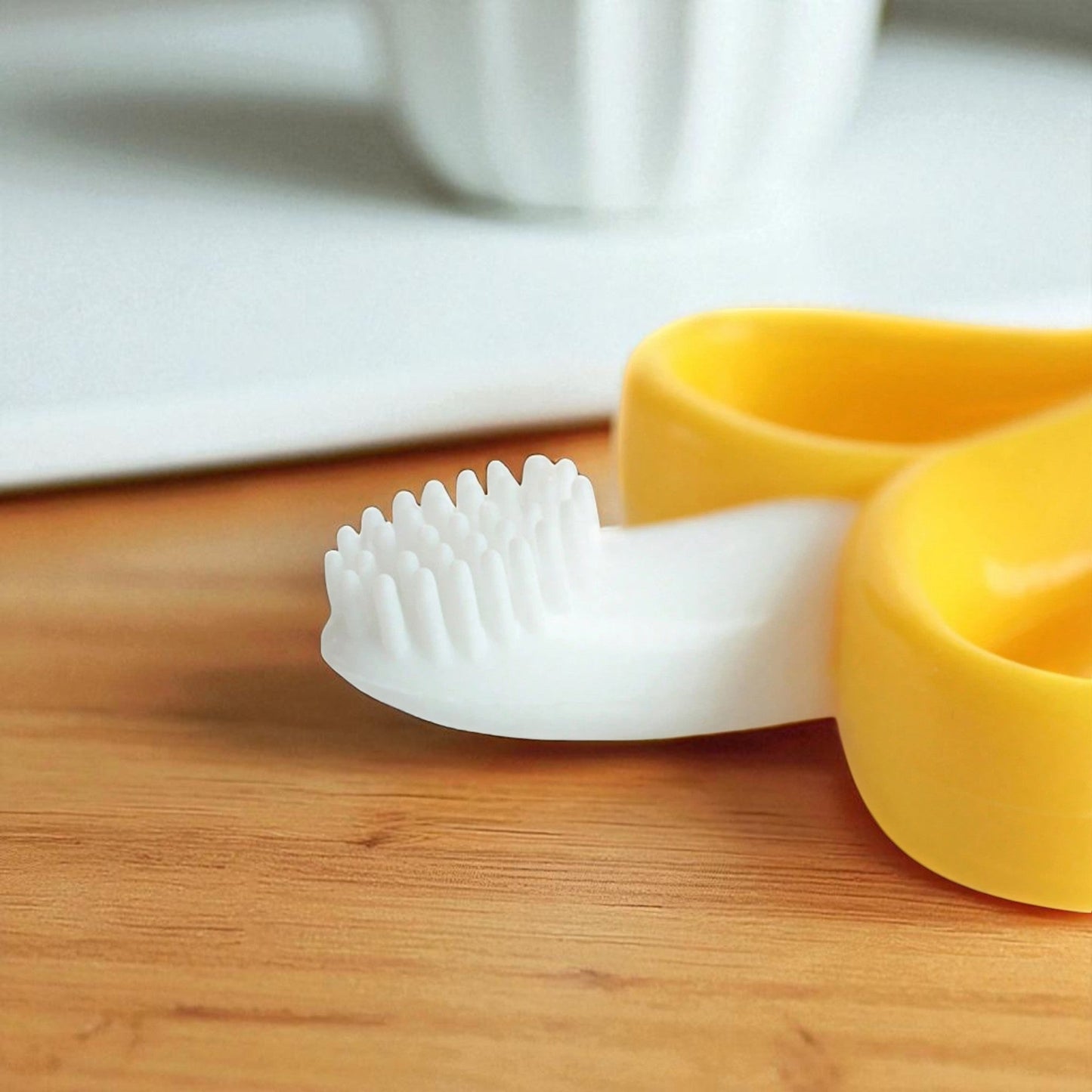 Anneau de Dentition - BananaChewBrush™ - Jaune