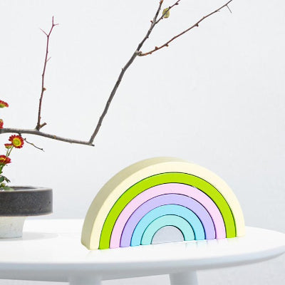Jouet en Bois - RainbowBridge™ - Vert Mauve