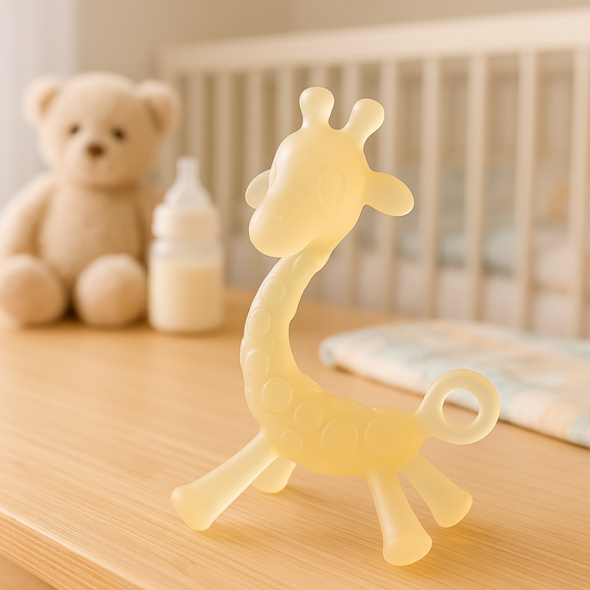 Anneau de Dentition - ToothyBuddy™ - Girafe Transparente