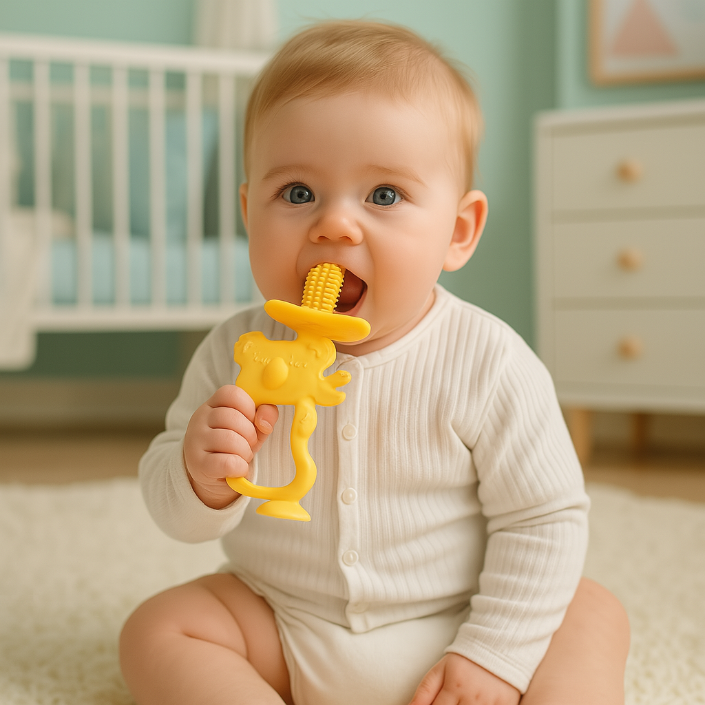 Anneau de Dentition - KoalaTeethBuddy™ - Jaune