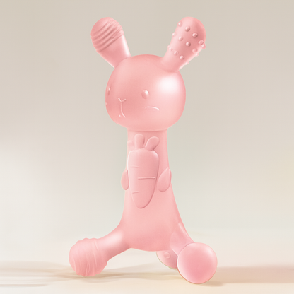 Anneau de Dentition - ToothyBuddy™ - Lapin Rose