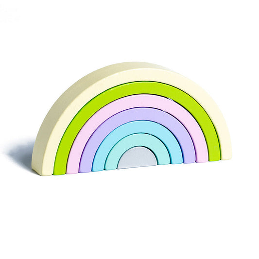 Jouet en Bois - RainbowBridge™ - Vert Mauve
