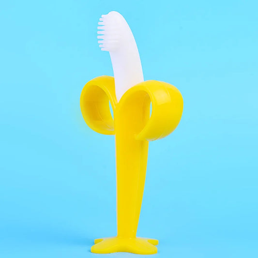 Anneau de Dentition - BananaChewBrush™ - Jaune