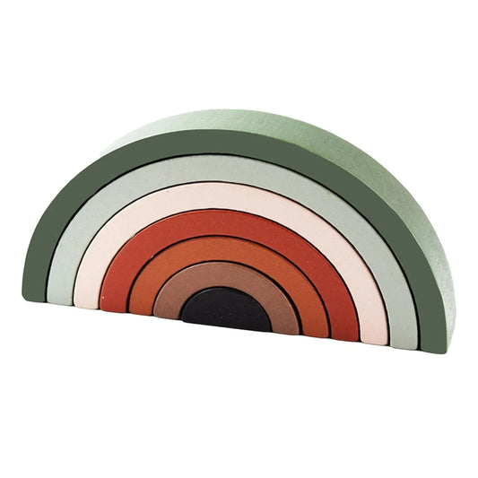 Jouet en Bois - RainbowBridge™ - Vert Marron